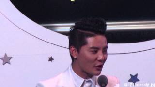 131007 XIA _ JUNSU 김준수 한국뮤지컬대상 4년 연속 인기상 수상소감중인 삐요^-^