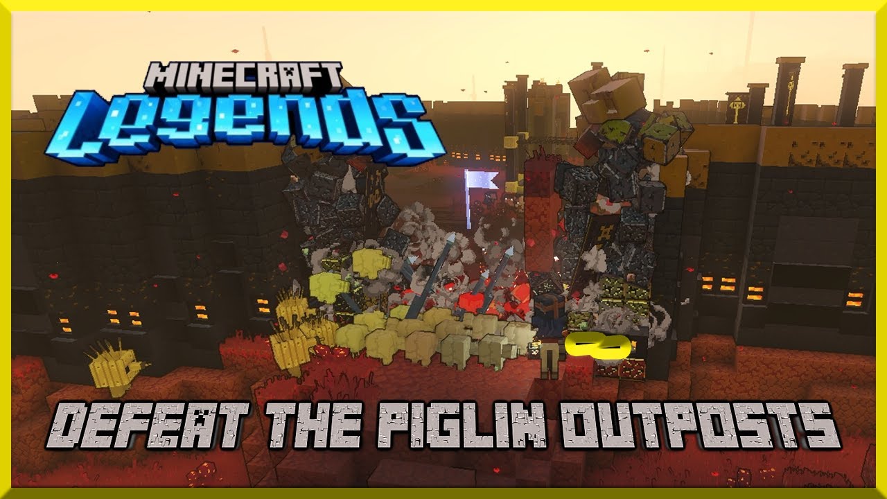 Minecraft Legends on X: #MinecraftLegends begins right after the piglins  invade. What about the moments before the hero's arrival? Craft Your Own  Legend today by choosing between 4 characters and see how