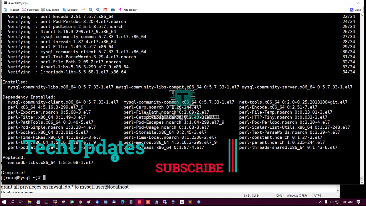 How To Install Mysql Server 5.7 On Centos 7
