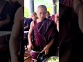 Sharing Meal with Monks