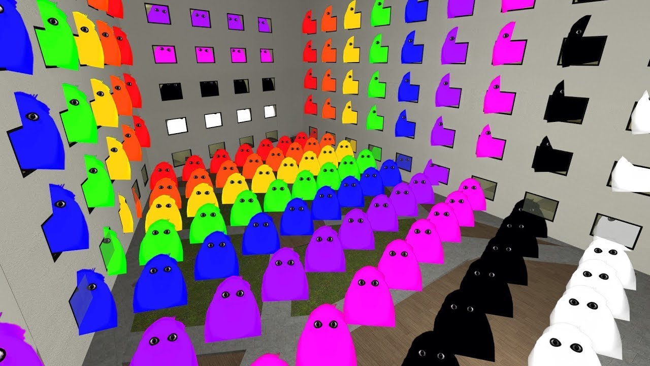 NEW COLORFUL MUNCI vs ME in BACKROOMS in Garry's Mod!!!