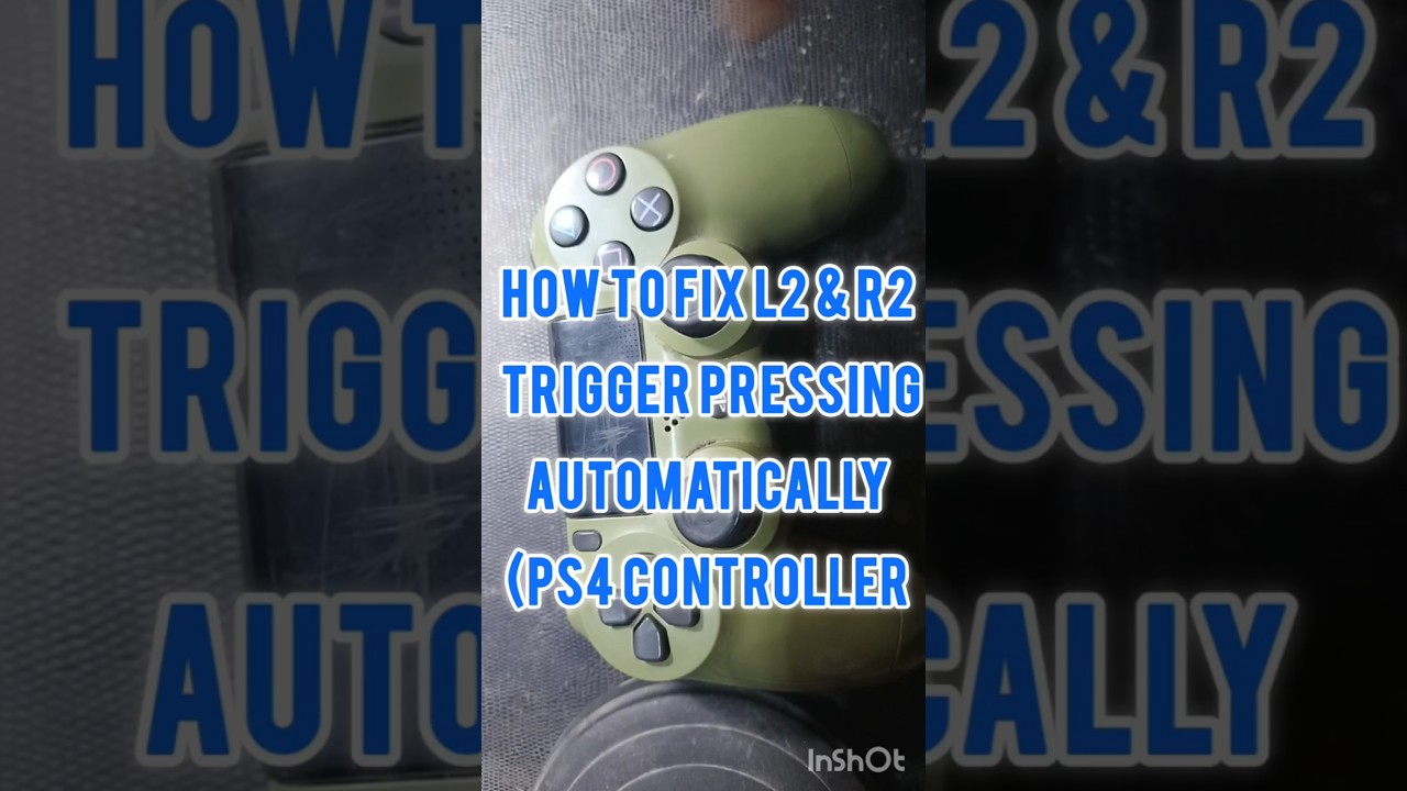 How to Fix L2 & R2 Trigger Pressing Automatically (PS4 Controller