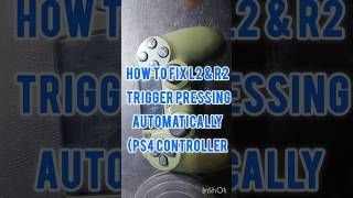 How to Fix L2 &amp; R2 Trigger Pressing Automatically (PS4 Controller