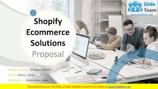 Shopify Ecommerce Solutions Proposal PowerPoint Presentation Slides