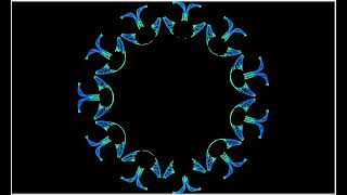 Symmetrical Iterated Map: 11-Fold Symmetry