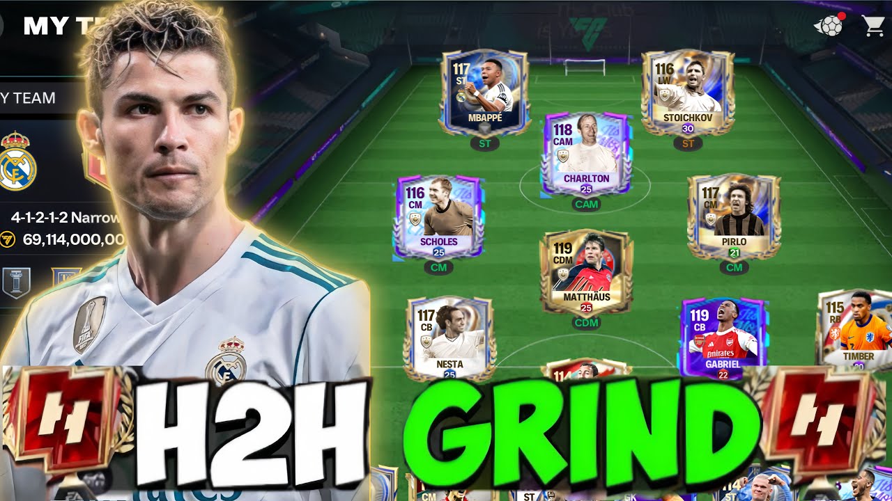 Road to the Top 250 💀Live Grind!" FC Mobile H2H