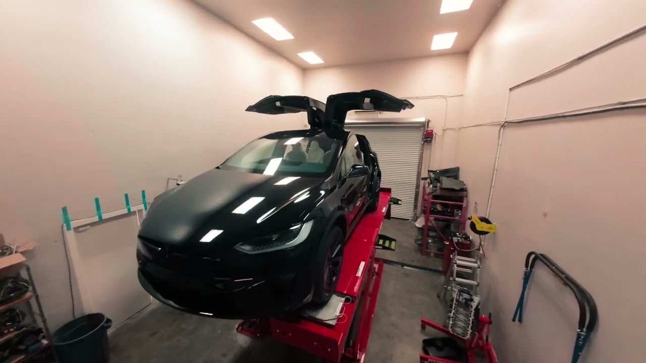 DJI FPV Footage | Tesla Model X Alignment at EV’s Republic