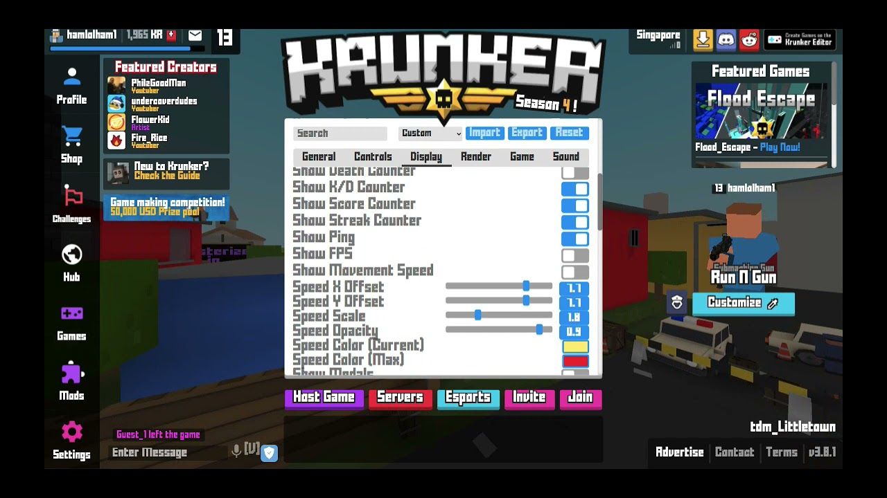 My Krunker.io Settings!