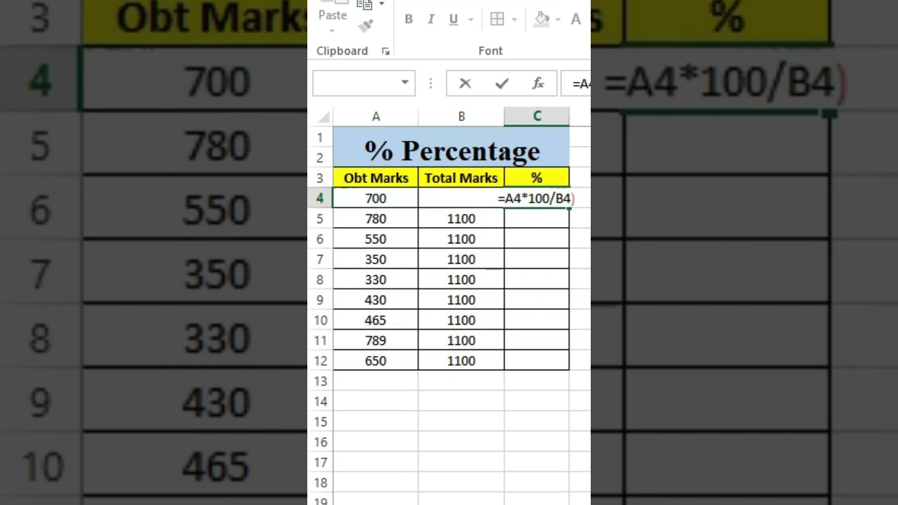 Percentage Calculations in Excel | Easy Excel Tutorial