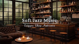 Soothing Jazz Instrumental Music for Stress Relief ☕ Soft Jazz Music & Cozy Coffee Shop Ambience
