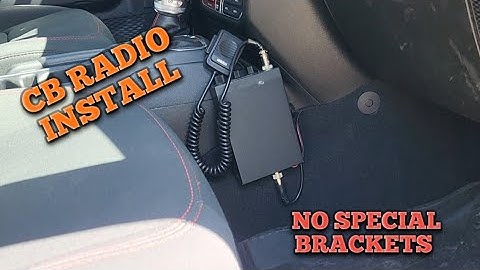 Simple CB Radio install start to finish on the 21 Jeep Gladiator