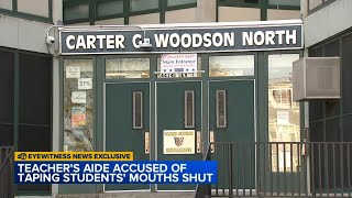 Teacher's aide at CPS elementary school taped students' mouths shut, parents say