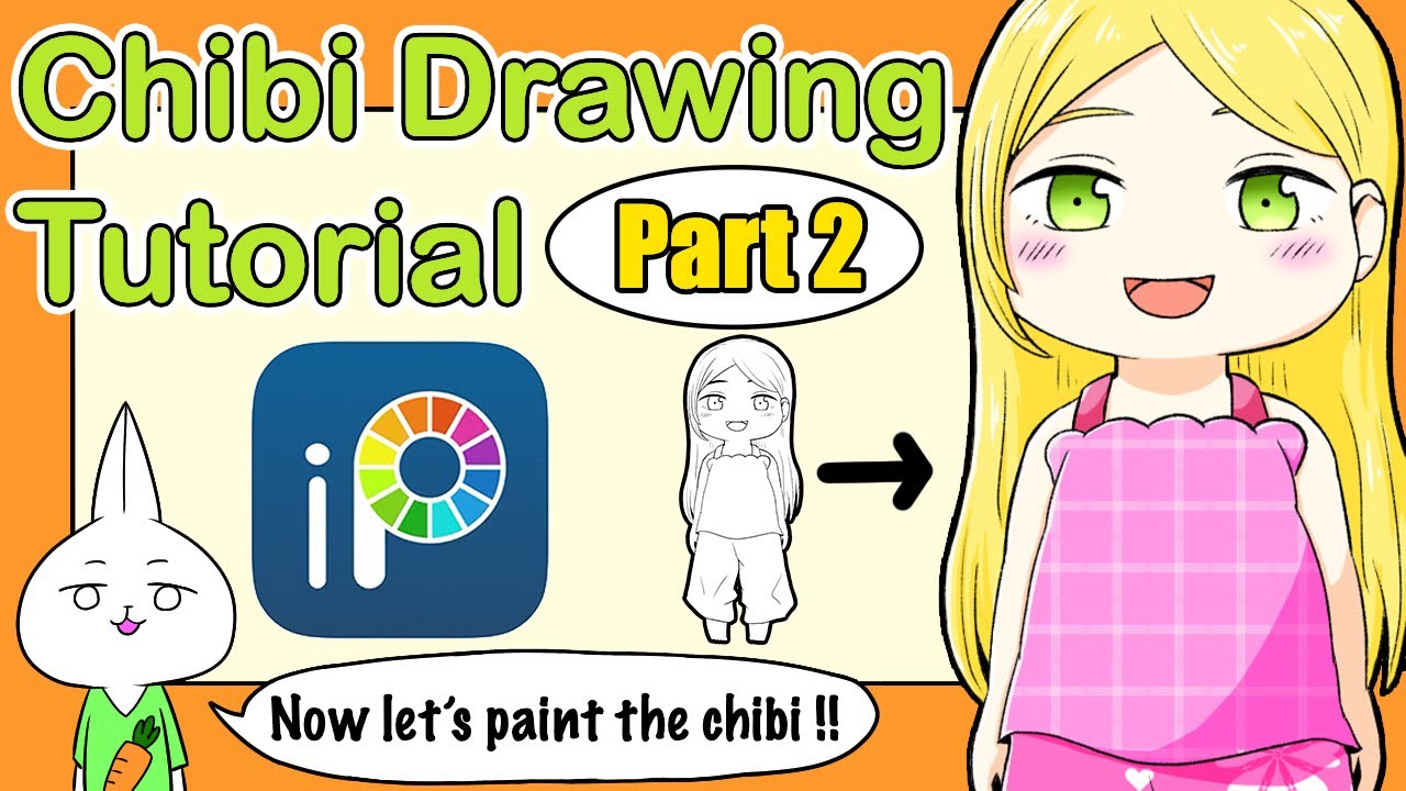 【ibisPaint X】How to color chibi in anime style / Chibi Tutorial Part 2 ...