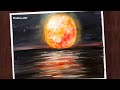 Sun in the Sky I Painting Tutorial for Beginners I Easy Acrylic Painting I Elakkis ART