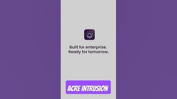 Acre Intrusion: Built for the Way Enterprises Operate