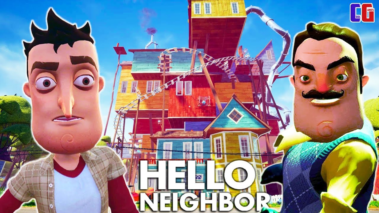 ⁣НОВЫЙ ДОМ и НОВЫЕ ТАЙНЫ ПРИВЕТ СОСЕД! Мультяшная хоррор игра Hello Neighbor АКТ 3 Начало