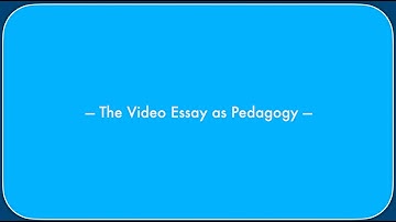 How to Use Keynote To Create Better Video Essays