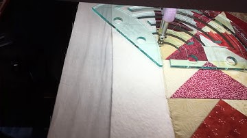 Baptist Fan acrylic quilting ruler