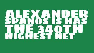Where does Alexander Spanos live?