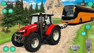 Tractor Pull Bus Game - Tractor Hauling Simulator - Android Gameplay# 1 screenshot 4