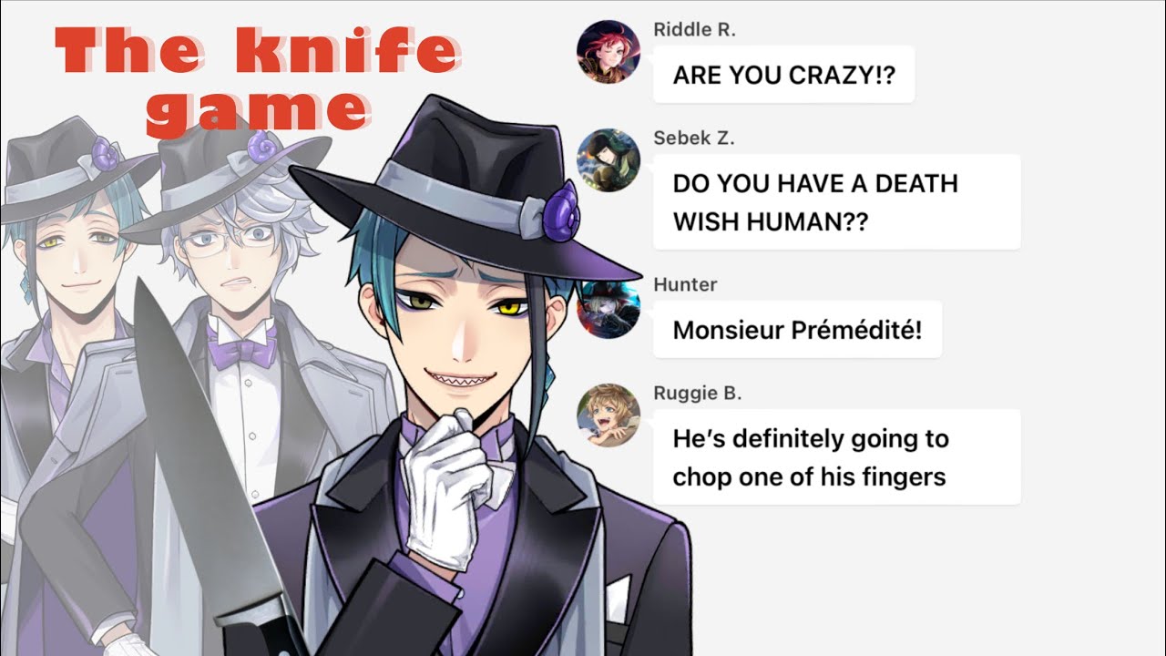 The Knife Game || Twisted Wonderland texts || 🦈🐬🐙