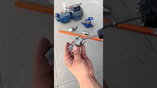 Pipe threading tool, works with both internal and external threads " #powertools #shortsfeed