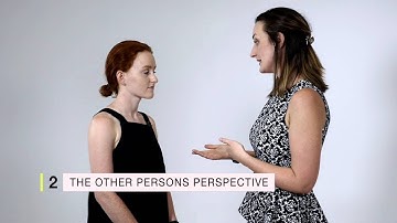 Framing a Conversation for conflict resoltuion