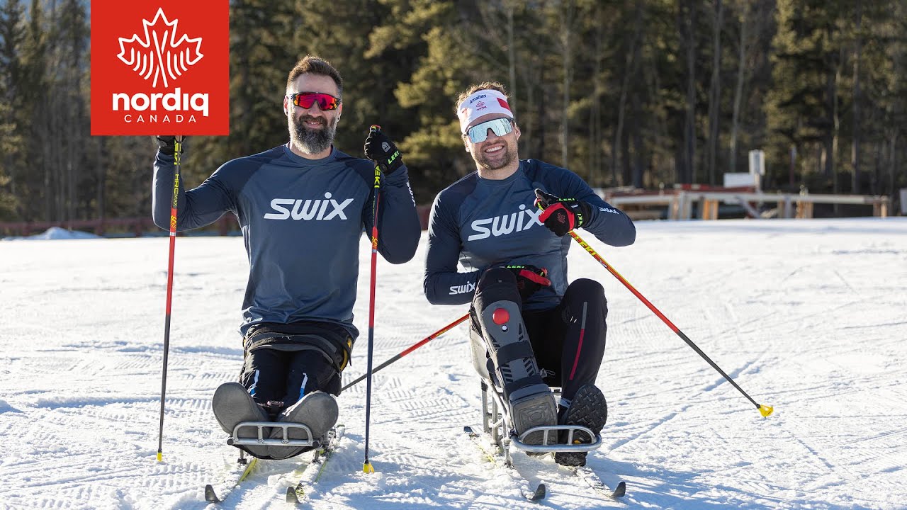 Graham Ritchie tries out for the Para nordic team? - YouTube