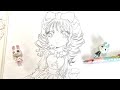 Live  dessin au crayon  lolita alice  ddicace pour charlne comment dessiner style manga tuto