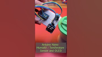 Arduino Nano with DHT11 Sensor & OLED Display | KitKraft Temperature and Humidity Monitoring Project