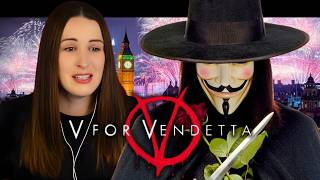 V FOR VENDETTA (2005) | BRITISH GIRL FIRST TIME WATCHING | MOVIE REACTION