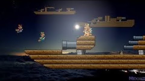 Mario bros 3 snes airship world 1