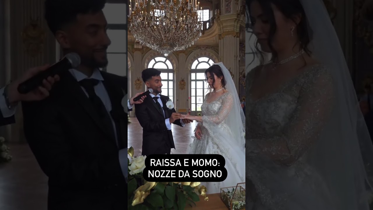 Raissa e Momo, nozze da sogno