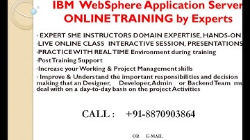 IBM Websphere Application Server Online Training