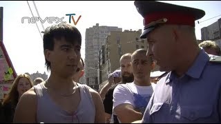 Блондинка с битой или Русская Зачистка - Питер, 27.07.2013