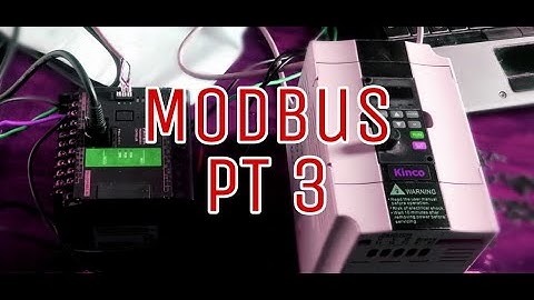Modbus communication between Fatek PLC and Kinco VFD-part3
