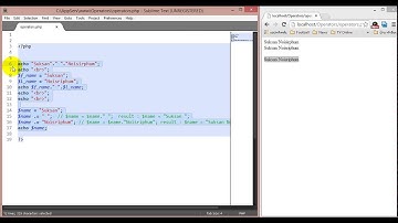 PHP ตอน 3 Operators (ตัวดำเนินการ)