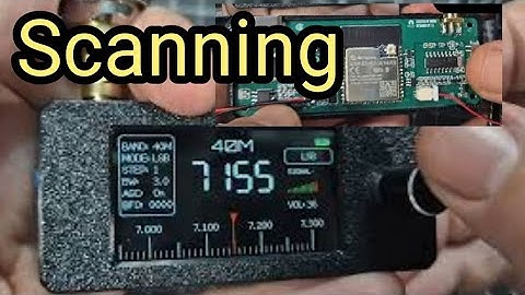 Si4732 Mini Pocket Radio - How to Scan