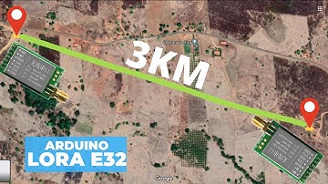 Comunicação de loga distância mais de 3km com lora e Arduino