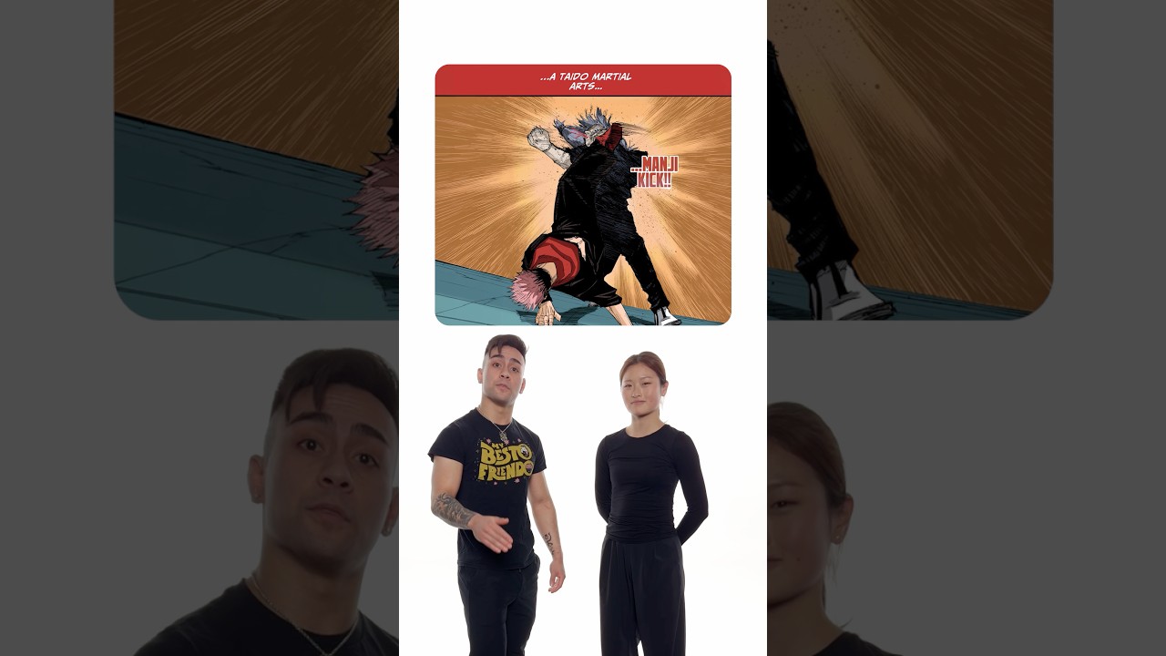 How to do the Manji Kick from Jujutsu Kaisen #shorts