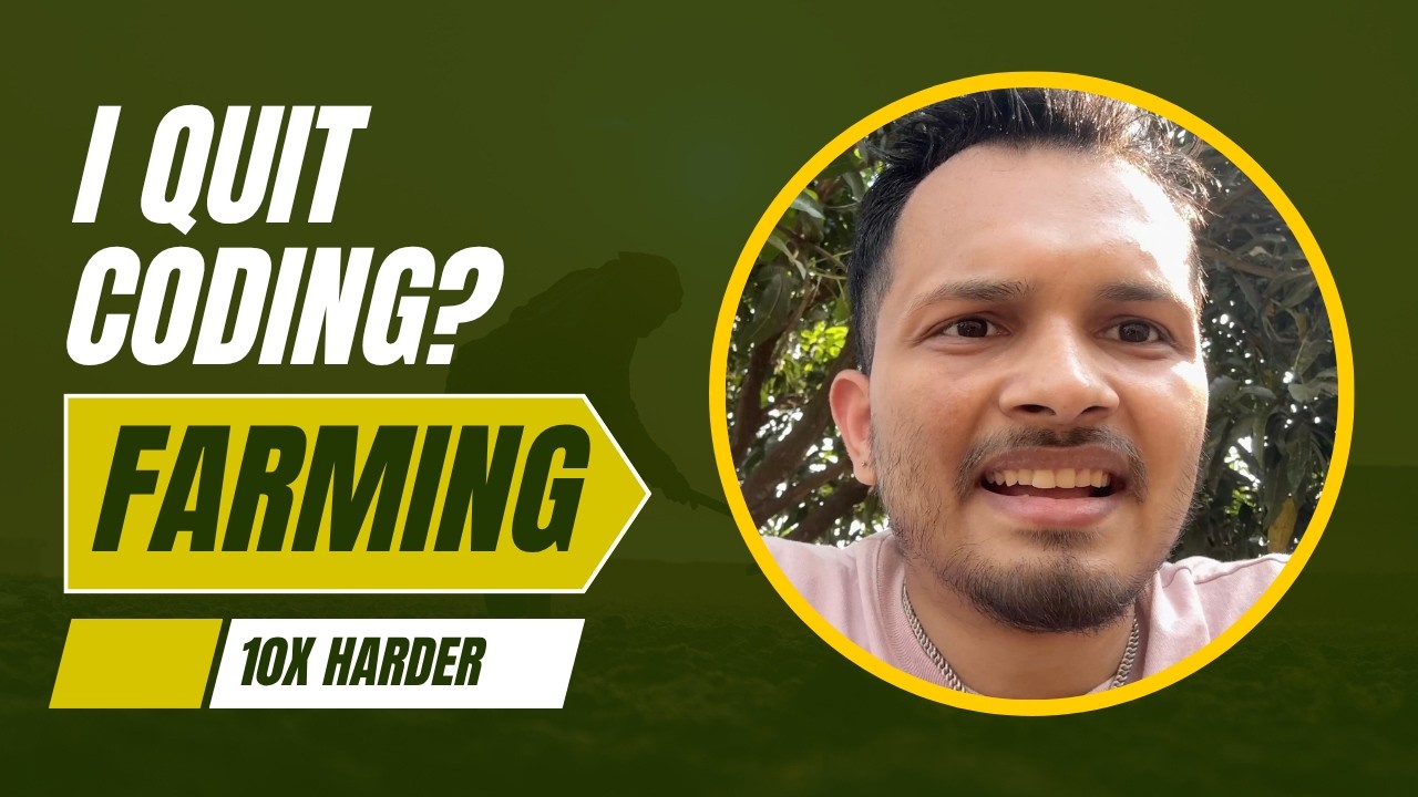 Software Engineer vs. Manual Labor: My First Day Farming - YouTube