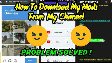 How to download My mods from my channel || Problem solved ! ||  By piano and tech shreyas ||