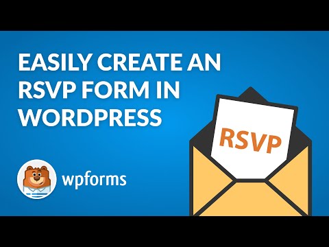 EASILY Create a RSVP Form In WordPress! (How To Guide!)