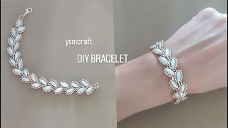 : Arpa Inci Sarmasik Bileklik Yapimi How to make pearl bracelet