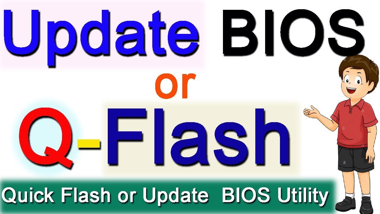How to Update BIOS on a Gigabyte Motherboard using QFlash ll How to