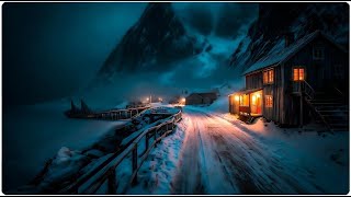 Download Lagu Epic Howling Snowstorm at a Frozen Cabin┇Melt Stress with Dark Night Windy ASMR for 10 HOURS MP3