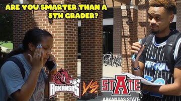 ARE YOU SMARTER THAN A 5TH GRADER | UARK VS. ASTATE