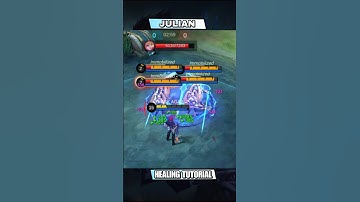 JULIAN HEALING TUTORIAL AND BUILD #mlbb #shorts #julian