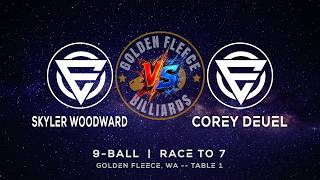 SKYLER WOODWARD vs COREY DEUEL - GOLDEN FLEECE - TABLE 1 | EvoSports