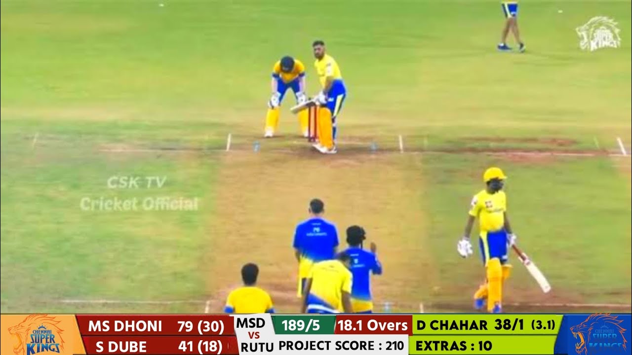 CSK Practice Match 2024 | CSK Practice Camp 2024 LIVE | CSK Practice ...